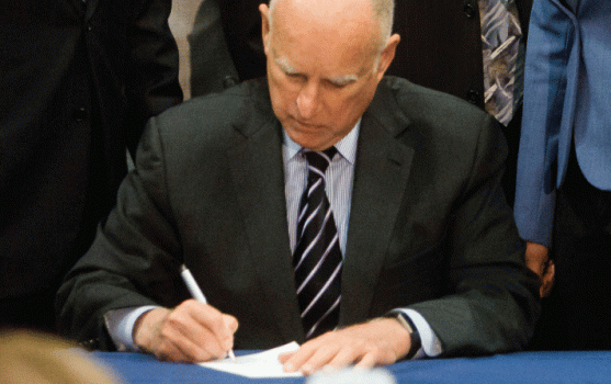 Governor Brown signs bill